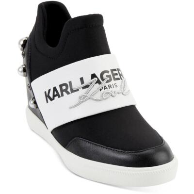 

Karl Lagerfeld Paris Женские повседневные и модные кроссовки Charsi BHFO 0697, Black/bright white, Charsi