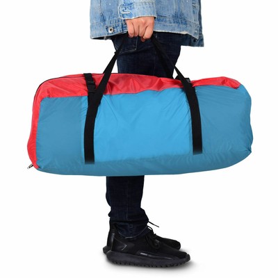 3 Person Inflatable Family Tent Camping Waterproof Wind Resistant w/ Bag Pump