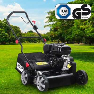 BRAST Benzin Vertikutierer 3,8kW (5,2PS) Rasenlüfter Moosentferner 196ccm 40cm