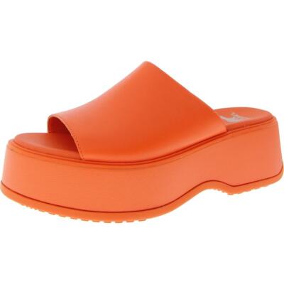 Sorel Womens Dayspring Leather Wedge Slip On Slide Sandals Shoes BHFO 2291