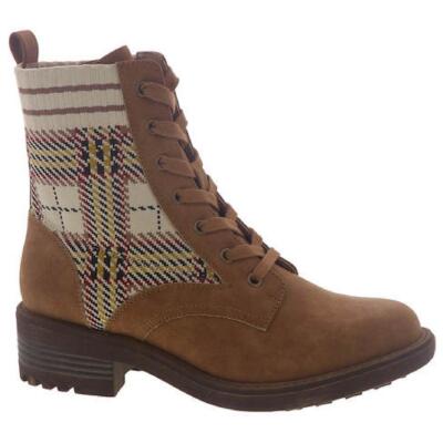 Женские ботинки LifeStride Knockout Tan Combat на шнуровке 9.5 Medium (B,M) BHFO 8026