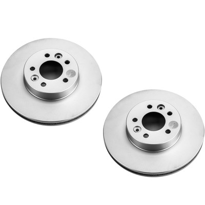 SET-P15AR8155EVC-2 Powerstop Brake Discs 2-Wheel Set Front for Lincoln Town Car