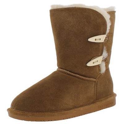 

Женские коричневые замшевые зимние ботинки Bearpaw Abigail, размер 9, средний (B,M) BHFO 3671, Black champagne, 682W