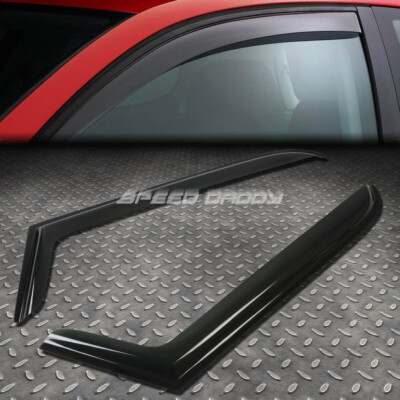 ДЛЯ 97-06 WRANGLER TJ SUV ДЫМНЫЙ ОТТЕНОК ОКОННЫЙ КОЗЫРЬ Тень/СОЛНЦЕ ВЕТРА/ДОЖДЯ ДЕФЛЕКТОР