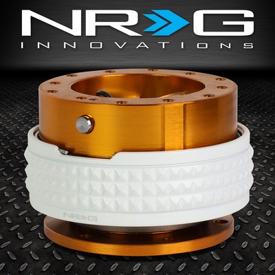 АЛЮМИНИЕВОЕ РУЛЕВОЕ КОЛЕСО NRG С 6 БОЛТАМИ, БЫСТРОРАЗЪЕМНОЕ КОЛЬЦО 2.1 ИЗ РОЗОВОГО ЗОЛОТА/СВЕТЯЩЕЕСЯ В ТЕМНОТЕ