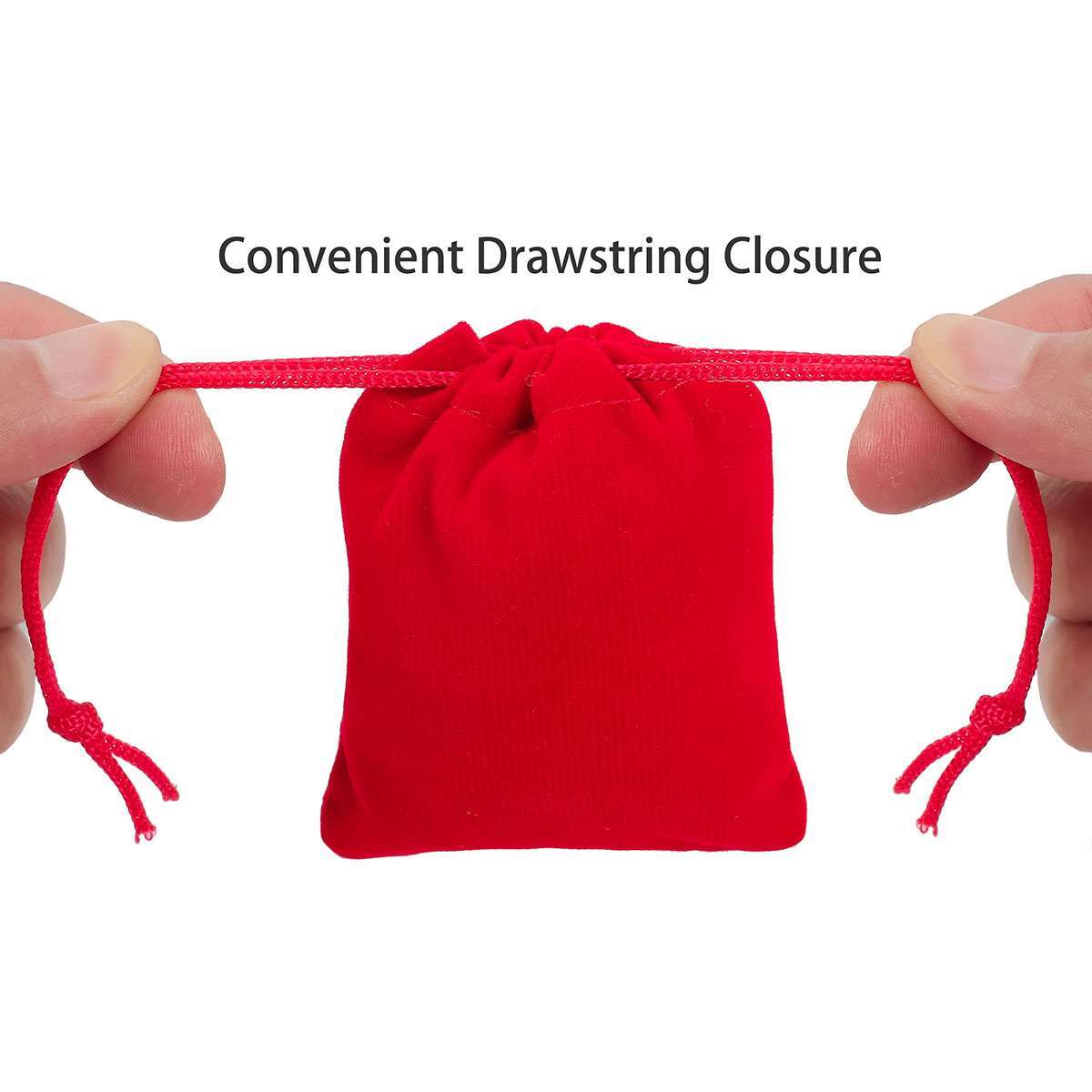 25 pcs Velvet Drawstring Pouch Jewelry Baggie Ring Party Wedding Gift Bag Set