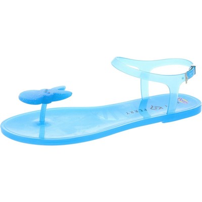 Katy Perry Womens PEEPS Blue Jelly Sandals Sandals 9 Medium (B,M) BHFO 5074