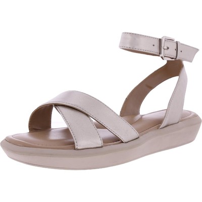 Женские босоножки на танкетке Naturalizer Jamila Silver 9.5 Medium (B,M) BHFO 2443