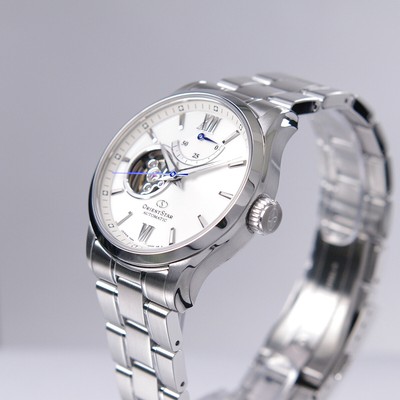 Pre-owned Orient Star Orientstar Re-at0003s Sapphire Crystal Open Heart Automatic Men's Watch