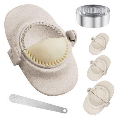 7Pcs Dumpling Mould Pasty Pastry Press Dough Dimsum Set Empanada Mold Tool  /-