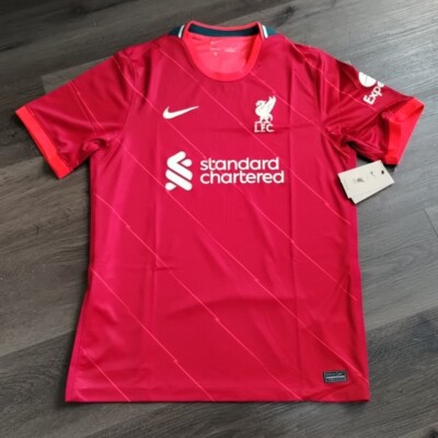 Large Nike Liverpool FC Stadium Home Dry Red LFC Soccer Jersey DB2560-688 Mens 