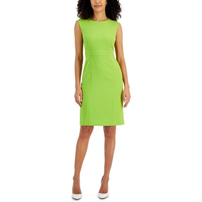 Женское зеленое облегающее офисно-деловое платье Kasper Womens 14 BHFO 7771