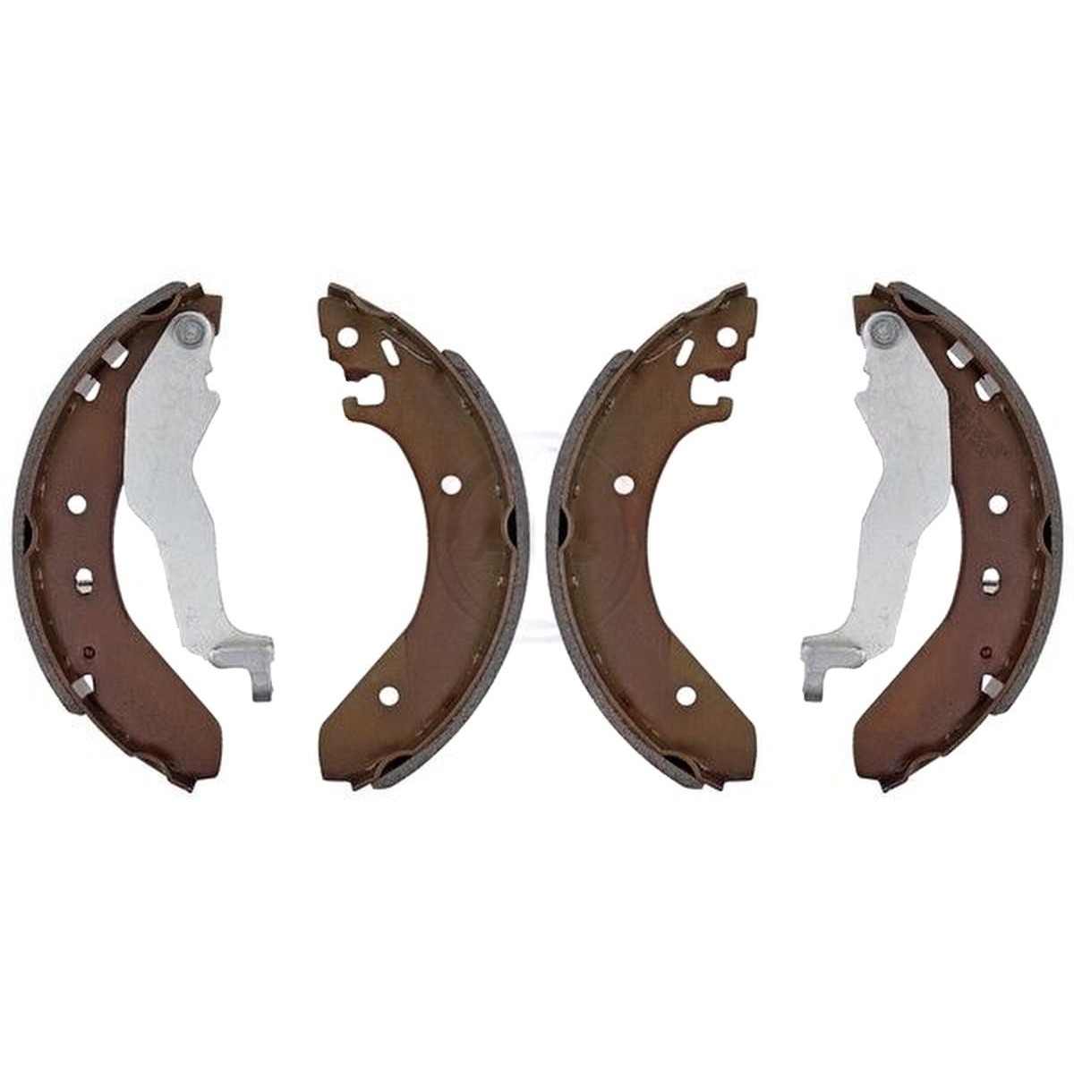 Jeu de mâchoires de frein pour frein à tambour Ø 203 mm 38 mm ABS pour ROVER 200, entre autres