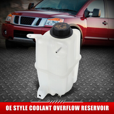 ДЛЯ 04-15 NISSAN TITAN 5,6-литровый ПЕРЕЛИВНОЙ БАЧОК ОХЛАЖДАЮЩЕЙ ЖИДКОСТИ РАДИАТОРА БУТЫЛКА + КРЫШКА