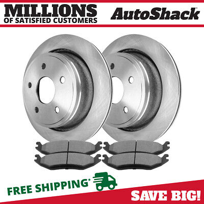 Rear Brake Rotors & Pads for Dodge Durango Chrysler Aspen 2005-2018 Ram 1500 V8