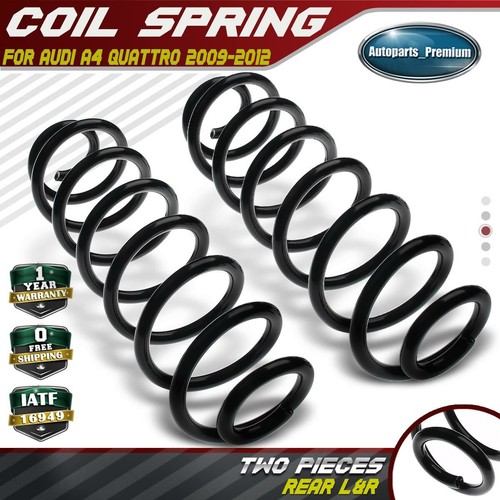 2x Rear Left & Right Coil Spring for Audi A4 Quattro 2009-2012 Wagon 8K0511115FN