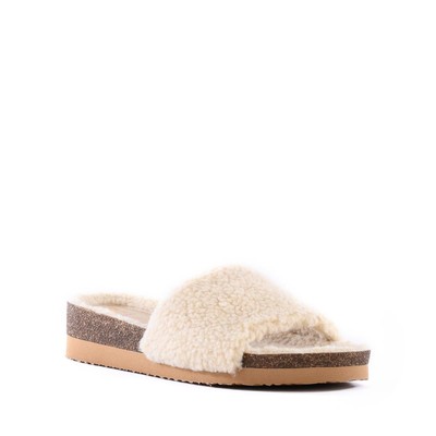 

BC Footwear Женские уютные сандалии без шнуровки на стельке из искусственной овчины Get Going, Natural, Get Going Cozy
