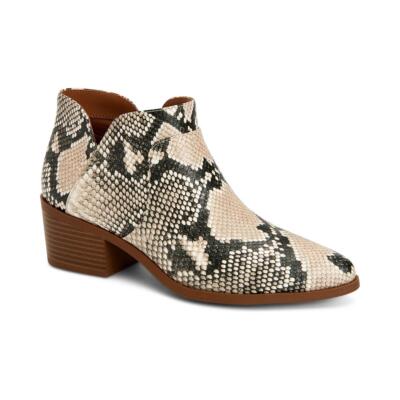 

Женские ботильоны из искусственной кожи Style - Co. Vidya на блочном каблуке BHFO 9696, Natural snake smooth, Vidyaa