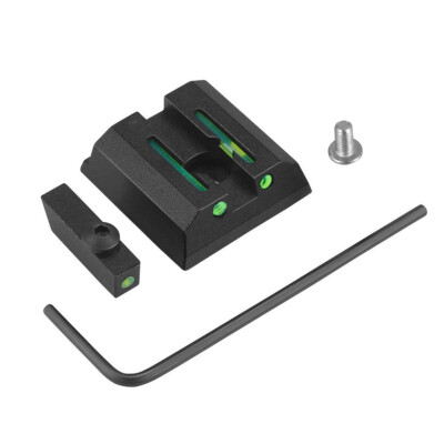 For Taurus G2C G2S G2 G3 PT111 Fiber Optic 3 Dot Sights Front Rear Red Green Dot