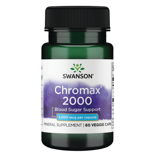 Swanson Chromax 2000 2000 мкг 60 растительных капсул