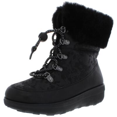 

Женские зимние сапоги из овечьей шерсти Fitflop Holly Black Обувь 5 Medium (B,M) BHFO 8465, Черный