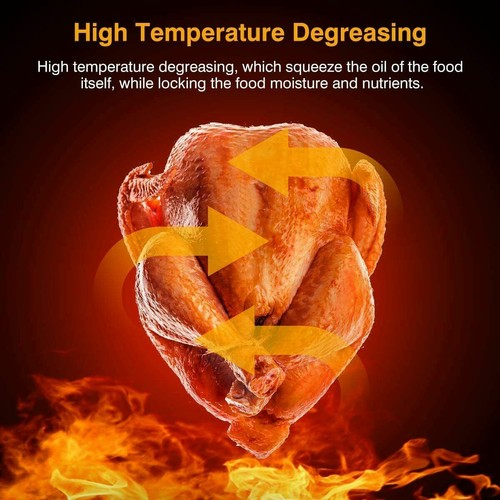 Uten 5.5L Air Fryer Oven 1700W Low Fat Healthy Cooker Kitchen Frying Oil Free XL