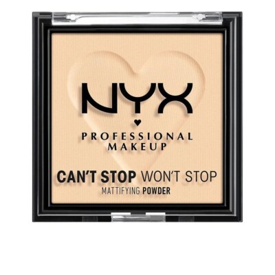 NYX Pro Makeup Can't Stop Won't Stop Mattifying Pressed Powder - 02 Light