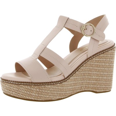 

Женские сандалии на танкетке из искусственной кожи Cole Haan Cloudfeel All Day 75 BHFO 5226, Peach whip, Cloudfeel All Day 75