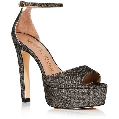 Бронзовые женские туфли-лодочки на дисковой платформе Stuart Weitzman 40,5 Medium (B,M) BHFO 7754