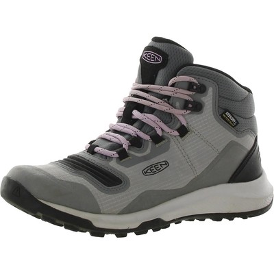 

Женские серые удобные походные ботинки Keen на шнуровке, ширина 6 (C, D, W) BHFO 8291, Grey/purple