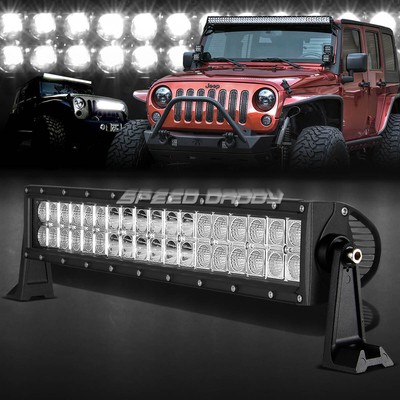 ДВУХРЯДНЫЙ 22108 Вт 36 СВЕТОДИОДНЫЙ СВЕТОВОЙ БАР ВНЕДОРОЖНЫЙ ГРУЗОВИК SUV FLOOD + ТОЧЕЧНАЯ РАБОЧАЯ ЛАМПА ДЛЯ ВОЖДЕНИЯ