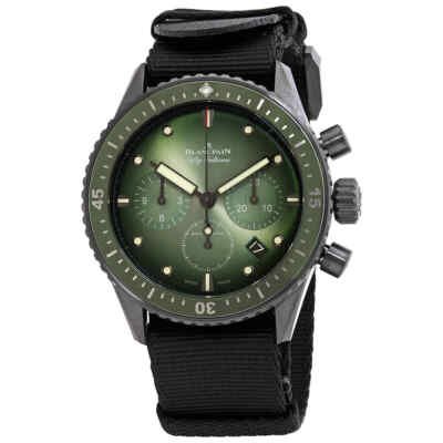 Автоматические мужские часы Blancpain Fifty Fathoms Bathyscaphe Chronographe с обратным ходом