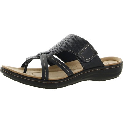 

Женские кожаные сандалии без шнуровки Clarks Laurieann Edge BHFO 3875, Navy leather, Laurieann Edge
