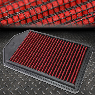 ДЛЯ 07-09 HONDA CR-V 2.4L КРАСНАЯ МОЮЩАЯСЯ ПАНЕЛЬ ВОЗДУШНОГО ФИЛЬТРА С ВЫСОКИМ РАСХОДОМ ВОЗДУХА, ЗАМЕНА
