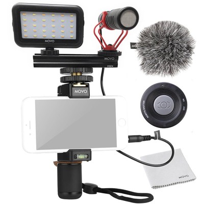 Movo Photo Smartphone Video Kit V1 с микрофоном PR-1 Smartphone Rig VXR10