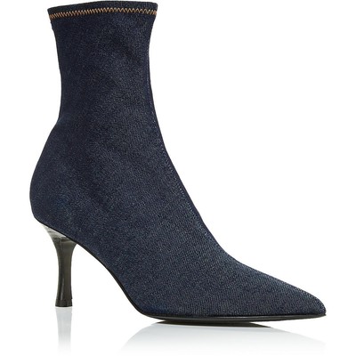 Женские ботинки Rag & Bone Brea Boot, синие ботильоны на молнии, размер 37,5 средний(B,M) BHFO 1401