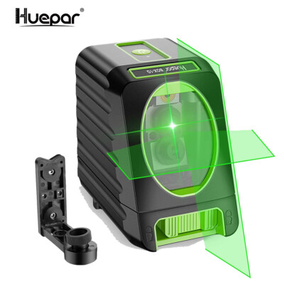 Cross Line Laser 150ft 45m Huepar Auto Self leveling Green Beam Laser Level