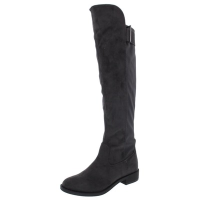 

Женские серые сапоги до колена Rebel by Zigi Onya 6,5 Medium (B,M) BHFO 1364, Dark grey