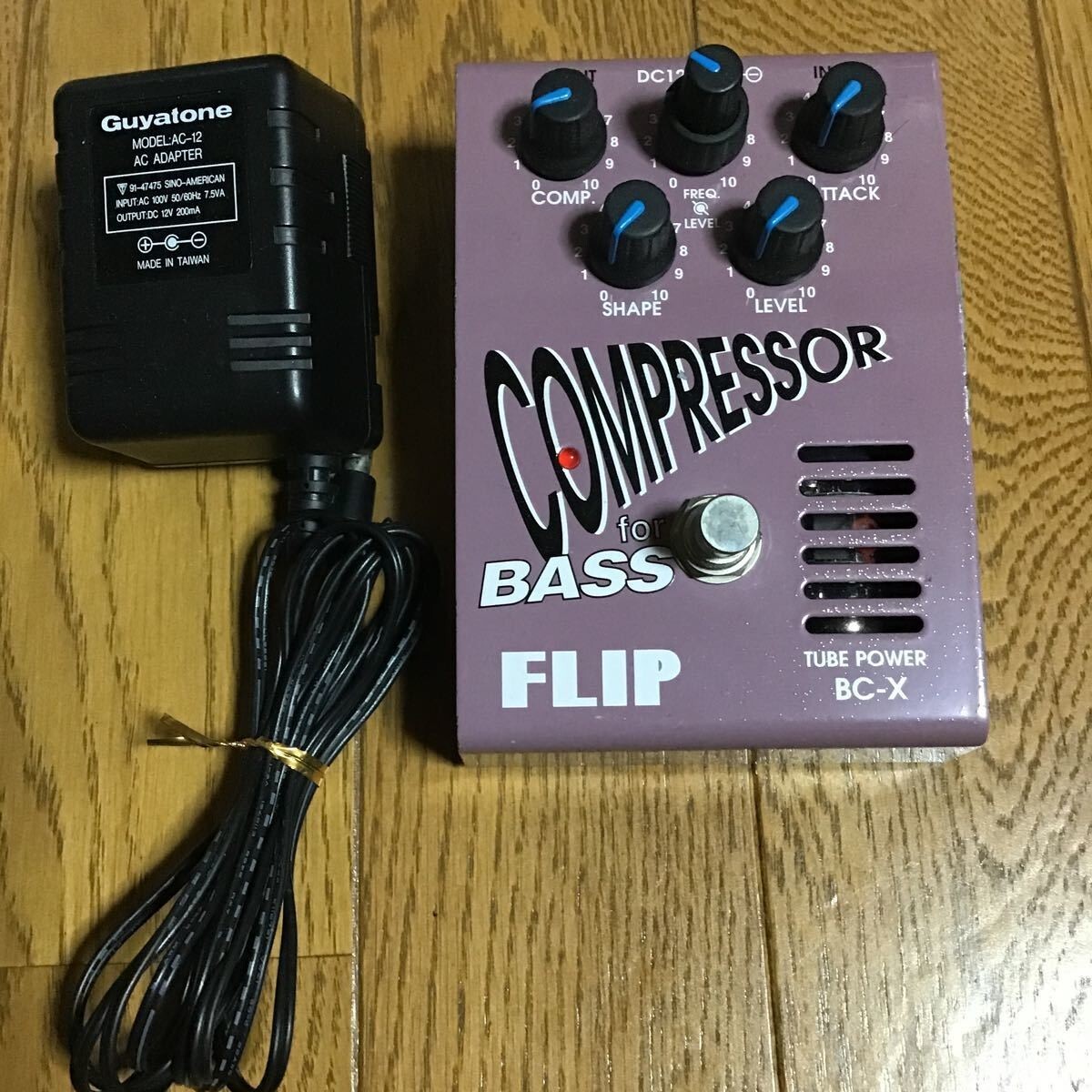 Guyatone FLIP BC-X Compressor for Bass Effect Pedal Made in