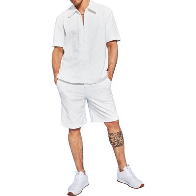 

Мужская махровая рубашка на пуговицах на молнии цвета слоновой кости Royalty By Maluma, топ  BHFO 3174, Цвет слоновой кости, 921B277