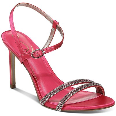 Женские атласные туфли на каблуке Sam Edelman Pink Daisie 9, средний (B,M) BHFO 7818