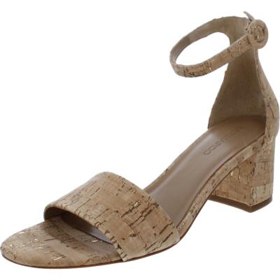

Bernardo Womens Tan Cork Block Heel Strap 8.5 Medium (B,M) BHFO 2137, Пробка (пробковая ткань)