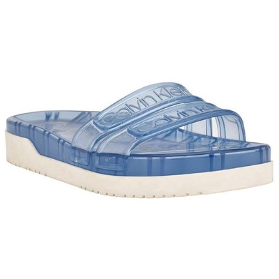 

Calvin Klein Женские шлепанцы на плоской подошве Tobi Blue 9 Medium (B,M) BHFO 4118, Medium blue sy, Tobi