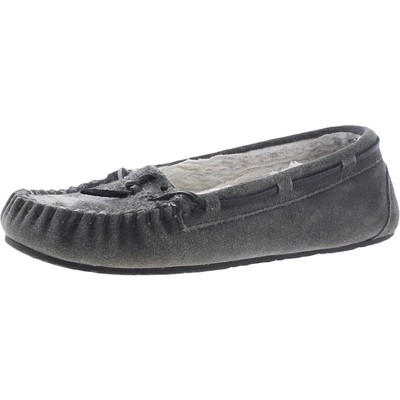 

Женские серые замшевые мокасины Minnetonka Tila 8 Narrow (AA,N) BHFO 0018, Charcoal/aztec