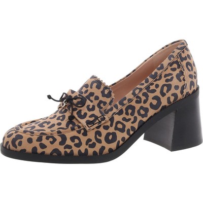 Kate Spade New York Womens Tan Leather Loafer Heels 11 Medium (B,M) BHFO 7079