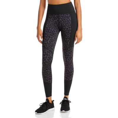 

Женские серые жаккардовые спортивные леггинсы Aqua с животным принтом  BHFO 7894, Dark springs