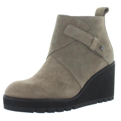 

Женские ботинки на танкетке Eileen Fisher Tinker Taupe 6.5 Medium (B,M) BHFO 5528, Mongoose suede, Tinker