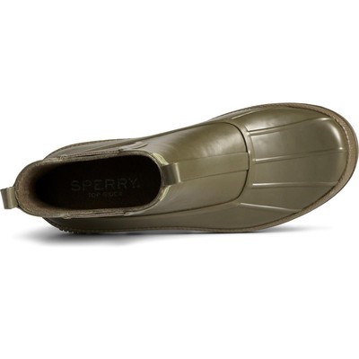 SPERRY SPERRY COLD BAY RUBBER CHELSEA BOOT OLIVE