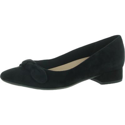 

Женские черные туфли на каблуке Easy Spirit Calasee 6, средние (B,M) BHFO 0948, Black suede