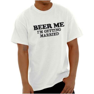 Funny Wedding Nervous Cold Feet Engagement Womens or Mens Crewneck T Shirt Tee
